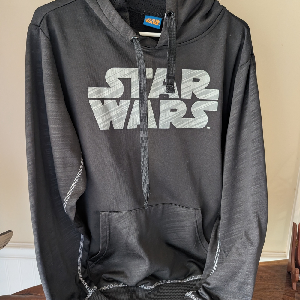 Star Wars Men's Black Hooded Pullover Sweatshirt
